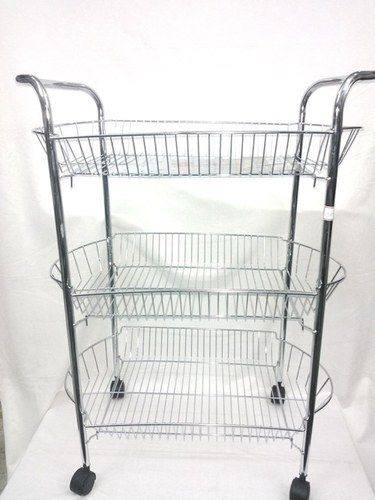 Steel Fruit Trolly (3 Shelf)