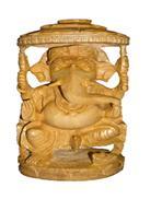 Wooden Ganesh