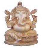 Wooden Ganesh Oval On Kamal Prabhu