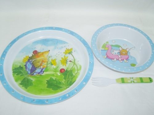 Melamine Baby Plate Set
