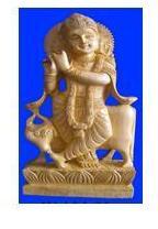 Wooden Radha Krishna