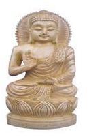 Handmade Wooden Buddha Statue