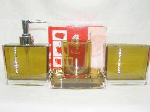 Acrylic Bathroom supplies 3 pcs set