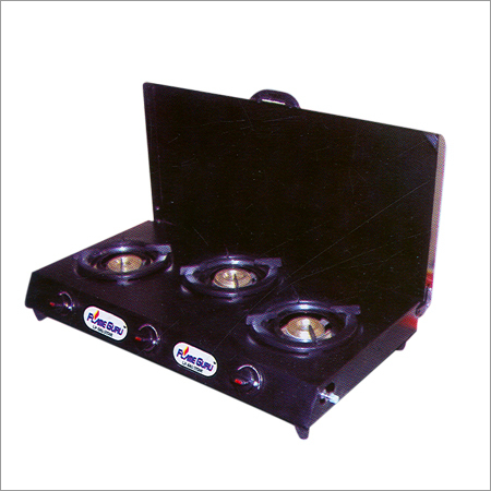 3 Burner Gas Stove Trangler with Lid