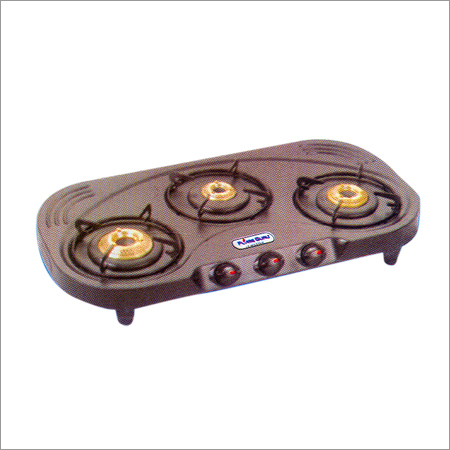 Three Burner Oval Gas Stove