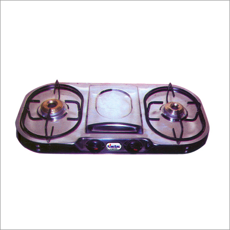 Double Burner Oval Gas Stove