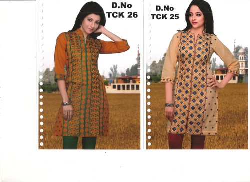 PHULKARI COTTON KURTI
