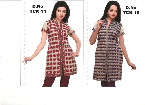 PHULKARI JUTE KURTI