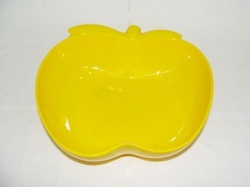 Melamine Bowl - 300ml, 15cm Diameter, Yellow, Apple Shape | Durable, Lightweight, Stylish, Food-Safe, Customizable
