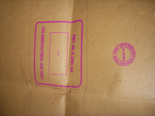 Printed Sample Water Base Ink