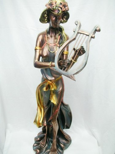 Ceramic Standing Lady Showpiece statue