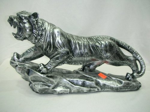 Ceramic Tiger statue with stand