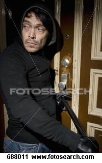 Burglar entry control