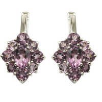 Fanc Brazil 925 Sterling Silver Earrings For Girls Gender: Women