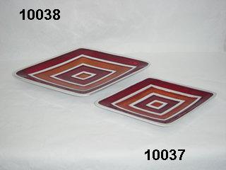 Aluminium Square Dish - Multicolored Enameled,  Durable & Lightweight | Stylish Design, Non-Corrosive Surface, Easy to Clean