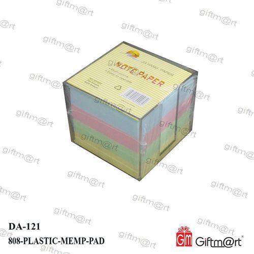 Plastic Cube Memo Holder