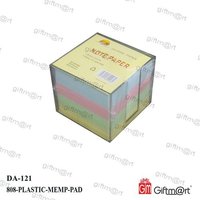Plastic Cube Memo Holder
