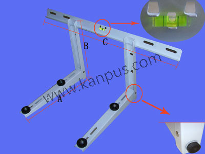 Steel bracket for air conditioner (A/C bracket, A/C parts)