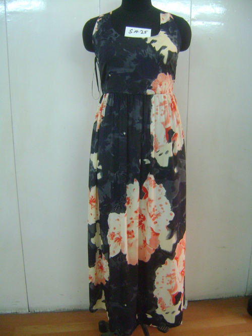 Womens Sleeveless Maxi Dress