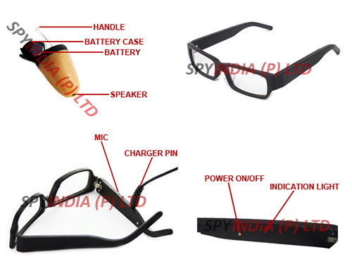 SPY BLUETOOTH SPECS EARPIECE SET