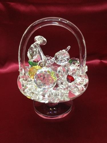 Glass Fruit table showpiece.