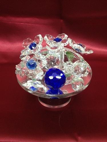 Glass Fruit table showpiece