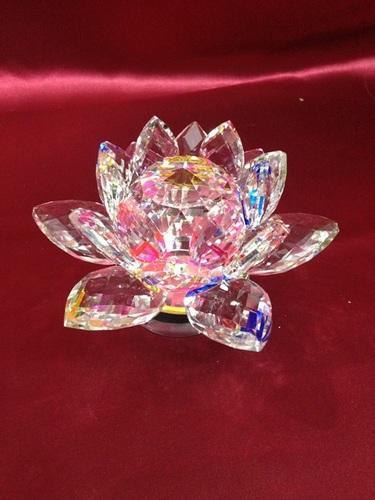Glass Flower rose showpiece