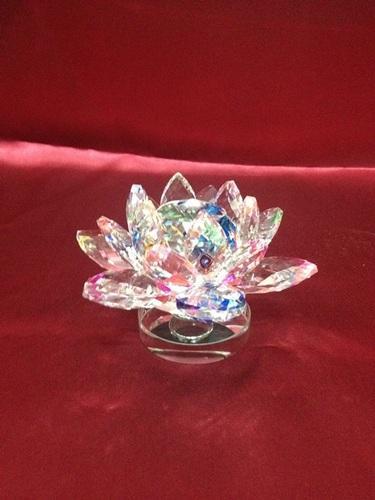 Glass Flower rose showpiece