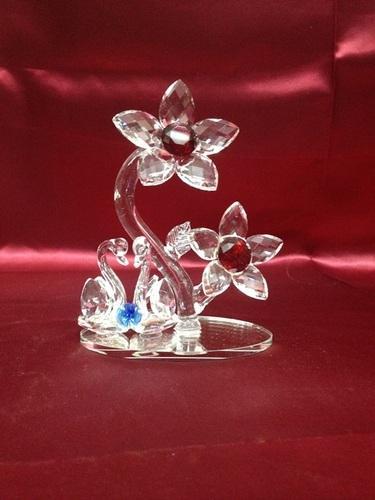 Glass Flower showpiece.