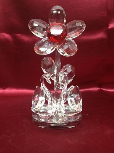 Glass Flower showpiece
