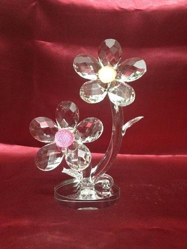 Glass Flower showpiece