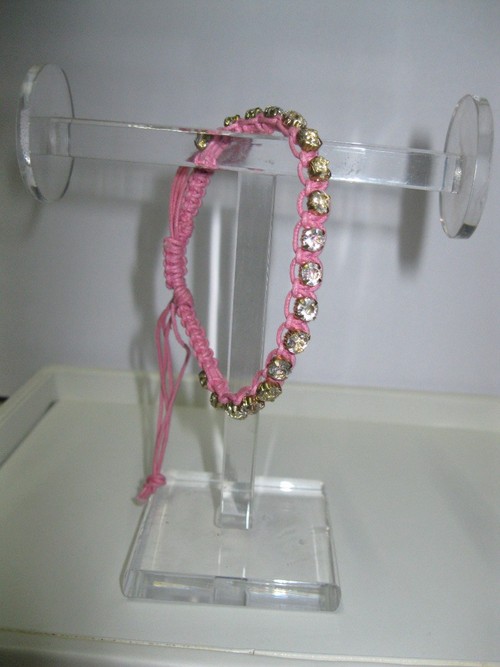 Multi Beads Bracelets - Mixed Material, 7-8 Inches, Pink | Stylish Multi-Bead Design, Durable, Elegant Versatile Accessory