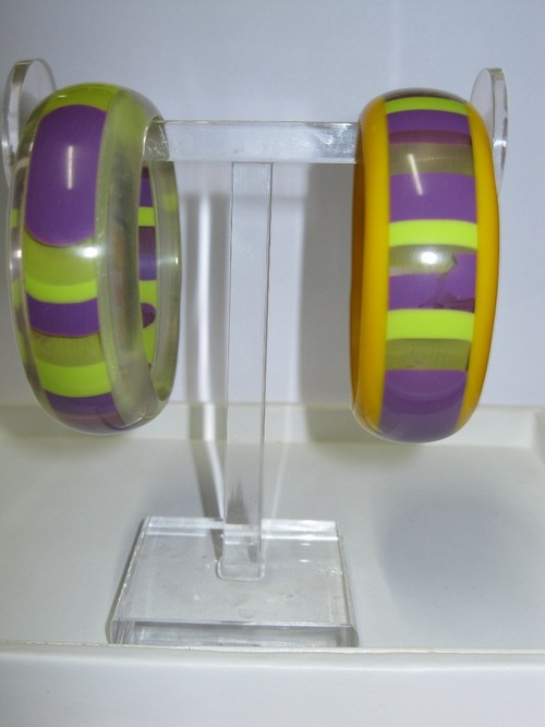 Resin bangles