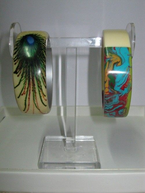 Resin bangles