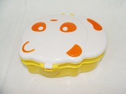 Lunch Box - Food Grade Plastic, 5x4x2 Inches, Yellow | Snap-On Lid, Leakproof, Portable, Durable