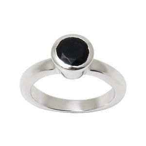 Pure Silver Ring For Men, 925 Silver Ring With Black Stone, Silver 925 New Model Ring Gender: Women