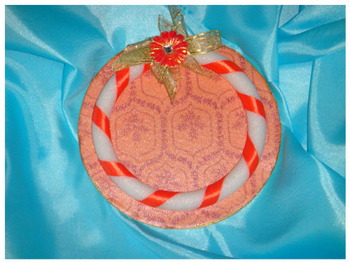 Round Satin Tray