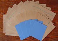 Seed Germination Paper - High Absorbent Brown & Blue Sheets | Non-toxic, Excellent Moisture Retention, Bacteria And Fungi Free