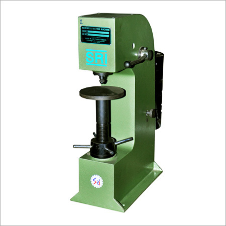 Brinell Hardness Tester - Tungsten Carbide Indenter, 500x400x800 mm, Green | Accurate Readings, Durable Design, Easy Operation, Load Capacity 3000 kgf, Measurement Range 100-650 HB