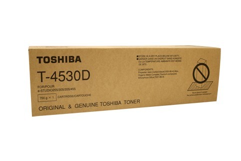TOSHIBA Toner Cartridge - Plastic Material, Dimensions 203.2 x 203.2 x 419.1 mm | Compatible with Laser Printers