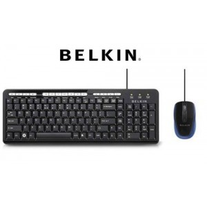 Belkin USB Multimedia Keyboard Optical Mouse