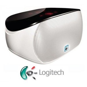 Logitech Mini White Bluetooth Boombox Speaker