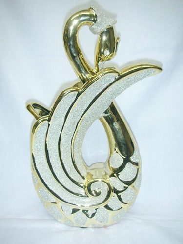 Duck Gold Ceramic Show Pieces