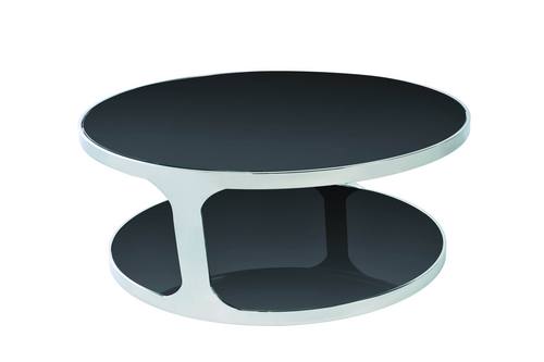 DM62145 - Stainless Steel Frame, 1100x424mmH, Black | Tempered Glass Top, Stylish Design, Easy Assembly