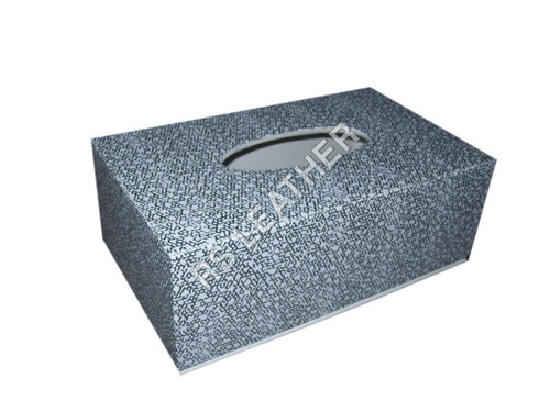 Personalized Leather Tissue Box