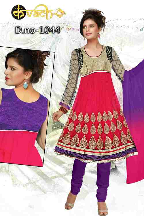 Anarkali dress hot sale neck pattern