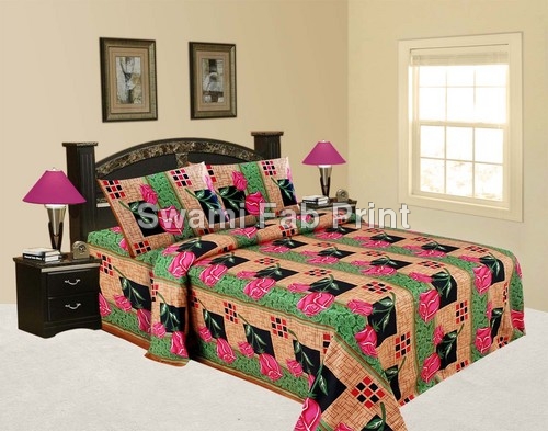 Large Print Bed Sheet Set