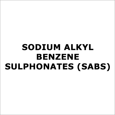 Sodium Alkyl Benzene Sulphonates