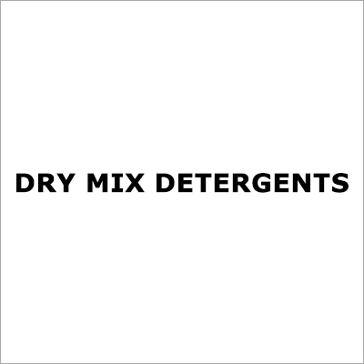 Dry Mix Detergents