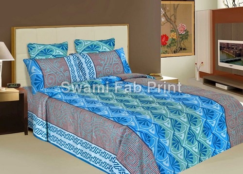 Designer Bed Sheets - Cotton, 220x250 cm, Grey, 3-4 Colors | Soft, Durable, Fancy Book-Fold Packaging